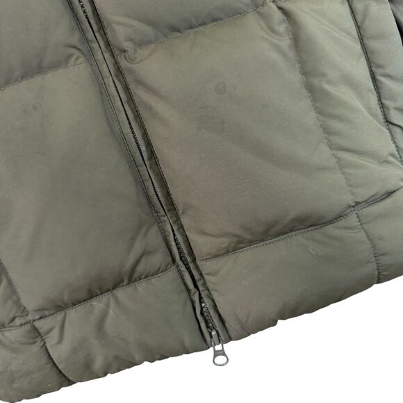 Eddie Bauer Large Down Puffer Vest Jacket Goose Down Green Sleeveless Mens - Picture 11 of 16